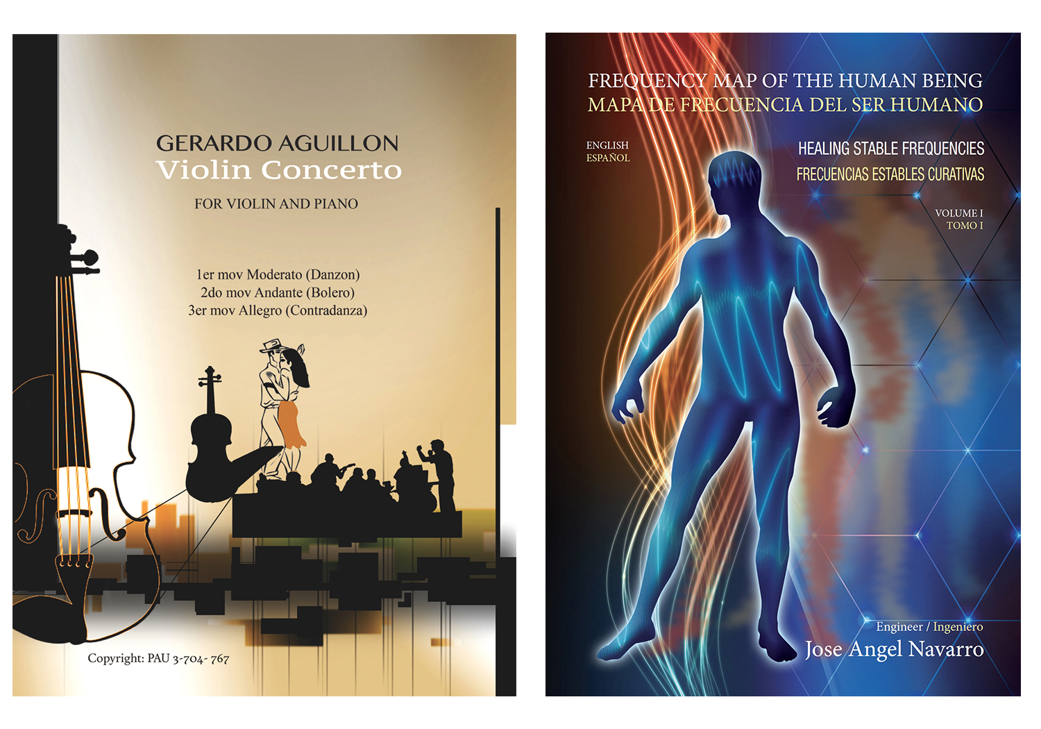 Sample book covers